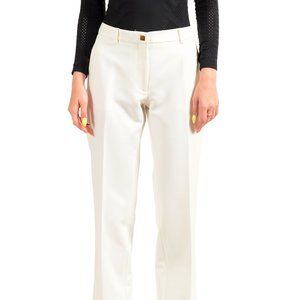 Versace Collection Women's White Flat Front Strai… - image 1